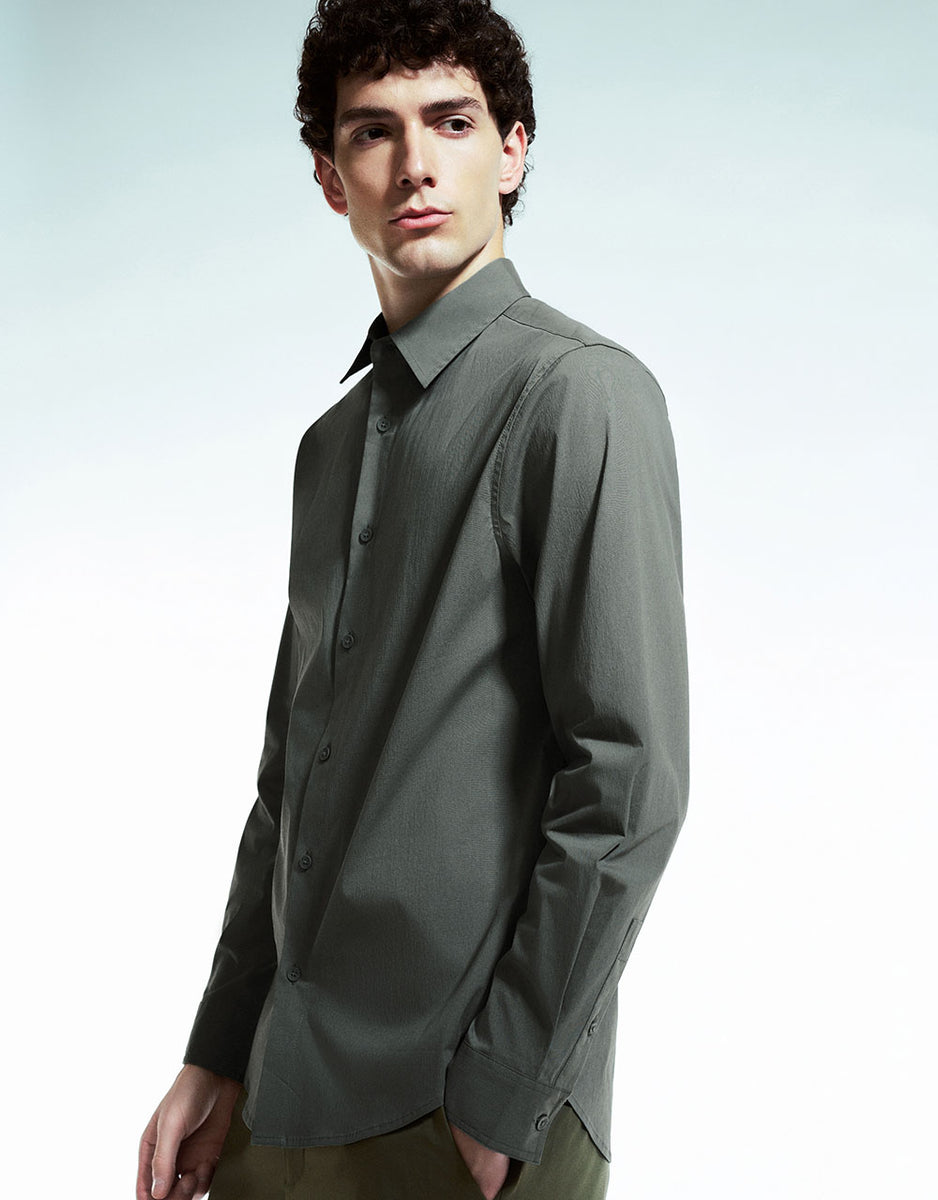 Button Up Straight Shirt main image 1