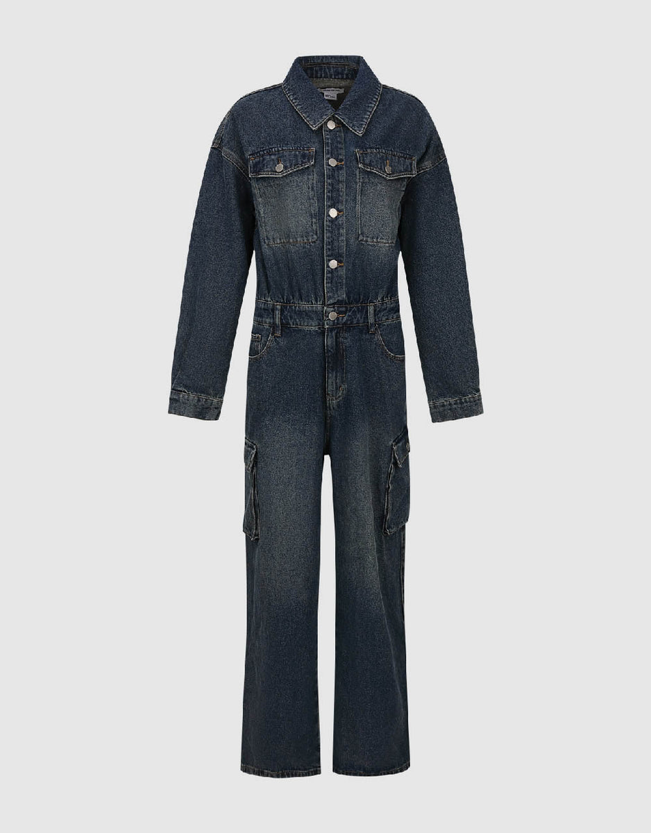 SUGARHILL 19AW SELAVGE DENIM JUMPSUIT 【公式通販】