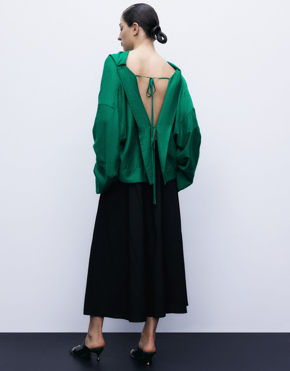 A-Line Midi Skirt