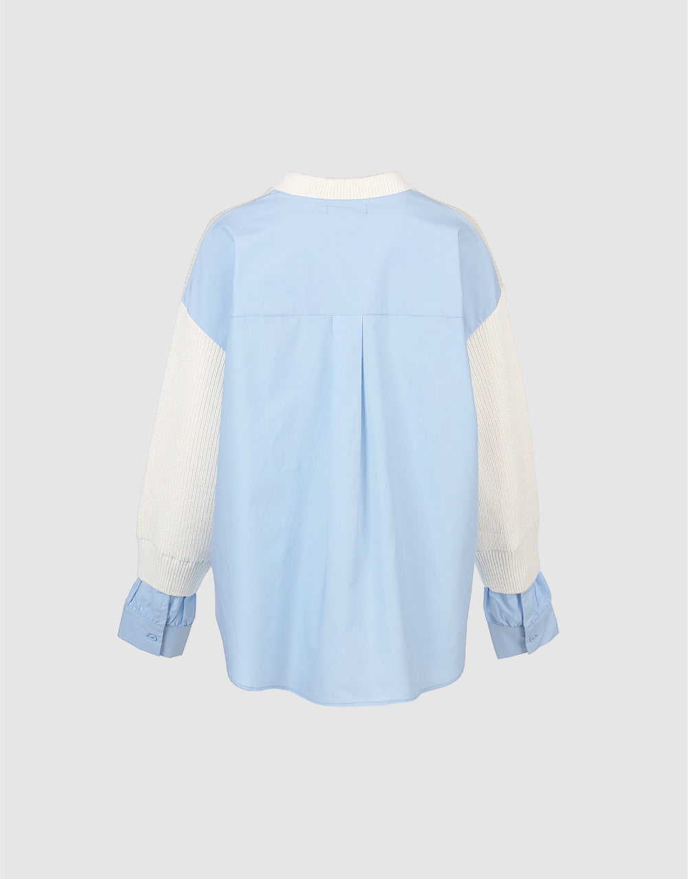 2 In 1 Crew Neck Knitted T-Shirt