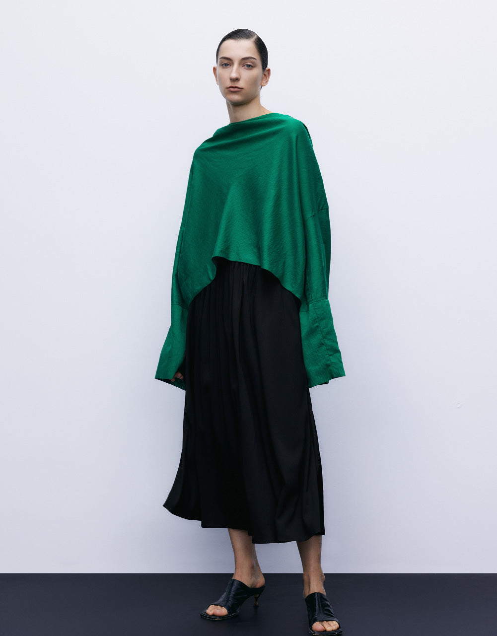 A-Line Midi Skirt