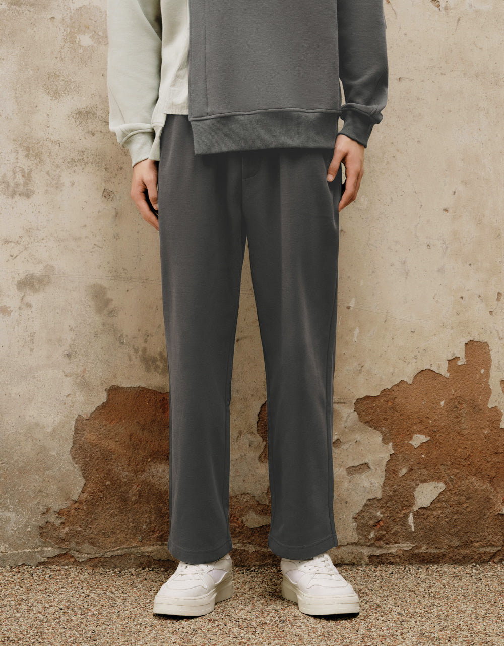 High Waist Straight Pants