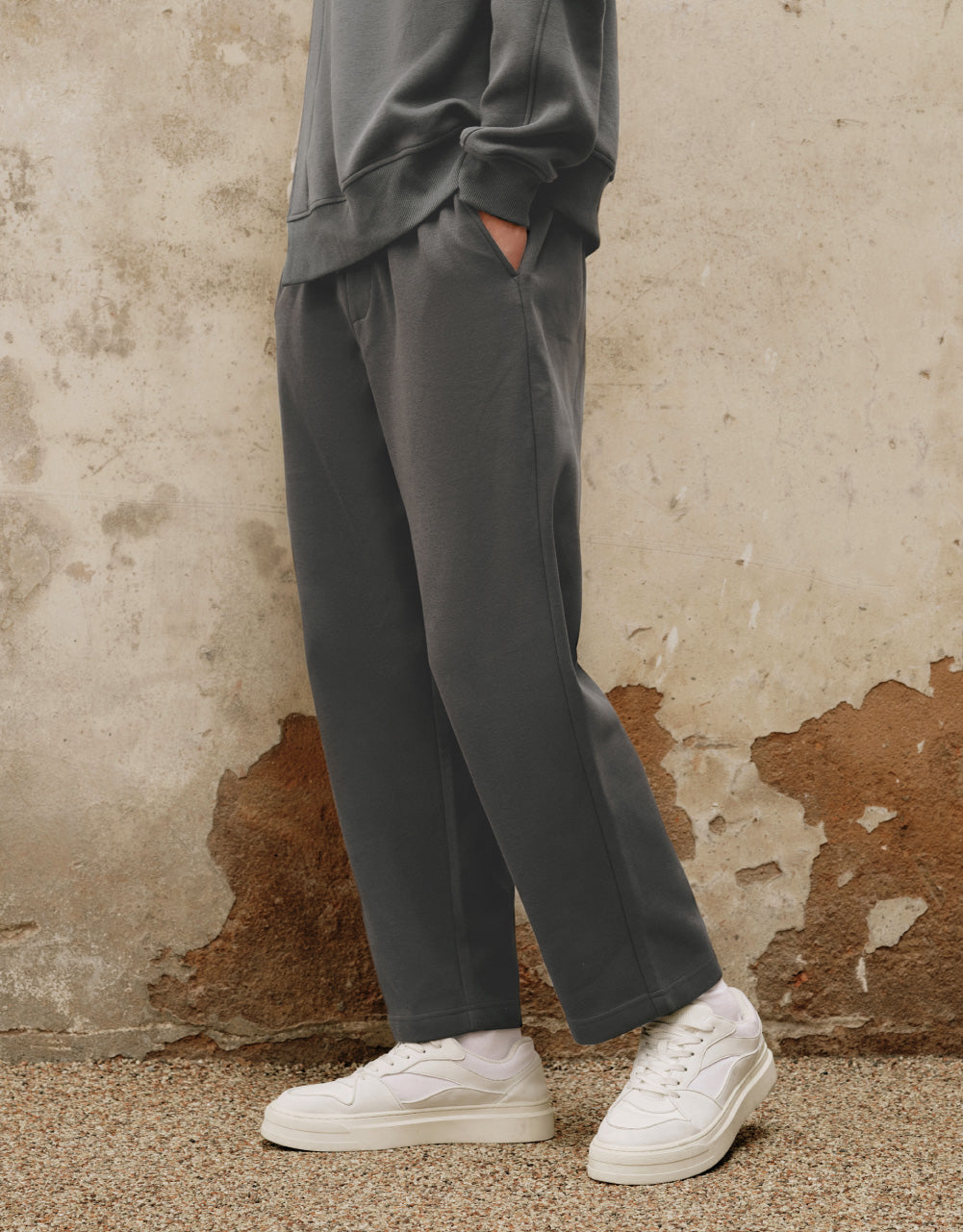 High Waist Straight Pants