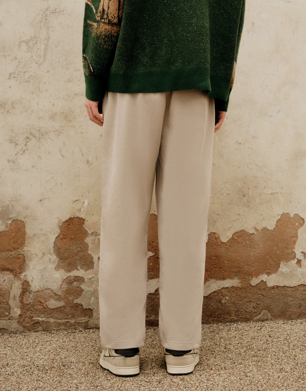 High Waist Straight Pants