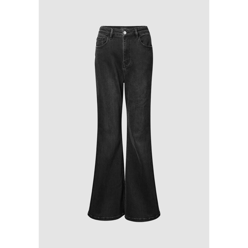 Skinny Flare Jeans With Chain