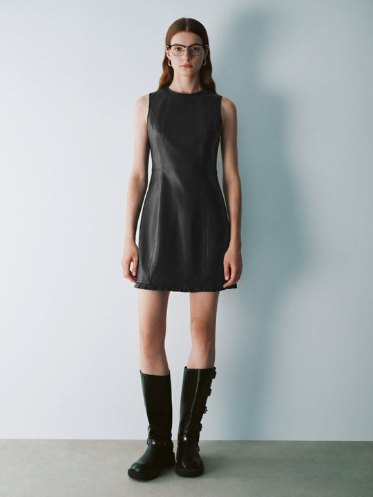 Crew Neck A-Line Dress