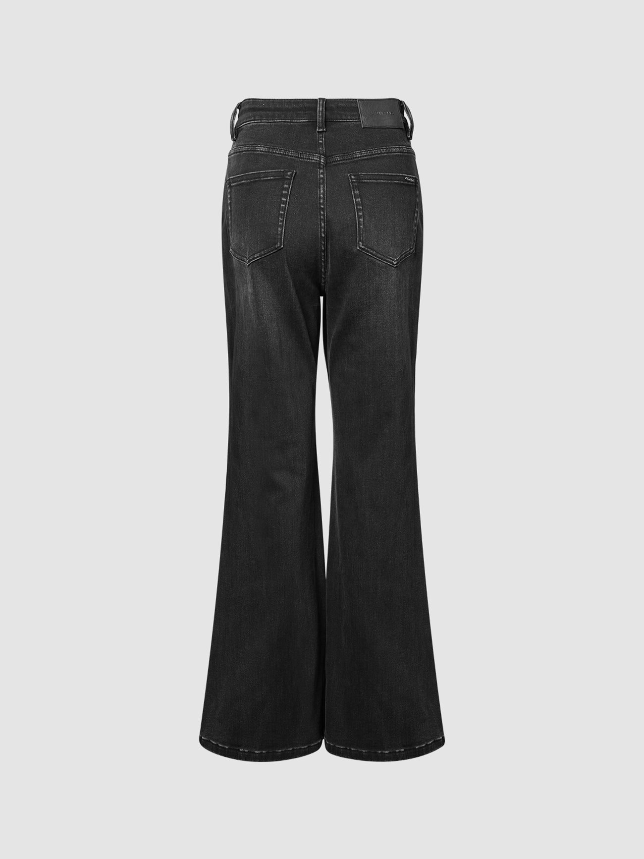 Skinny Flare Jeans With Chain