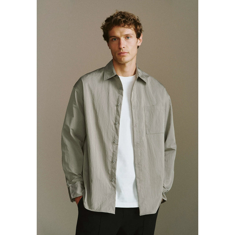 Button Up Loose Shirt