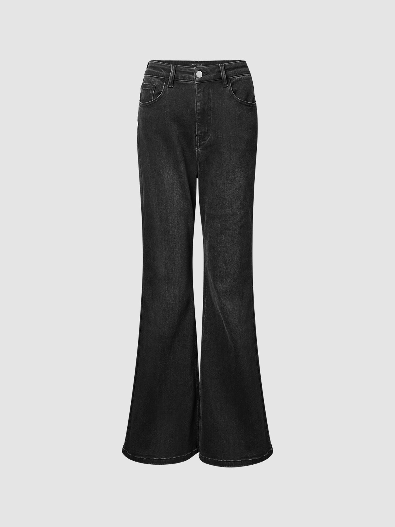 Skinny Flare Jeans With Chain