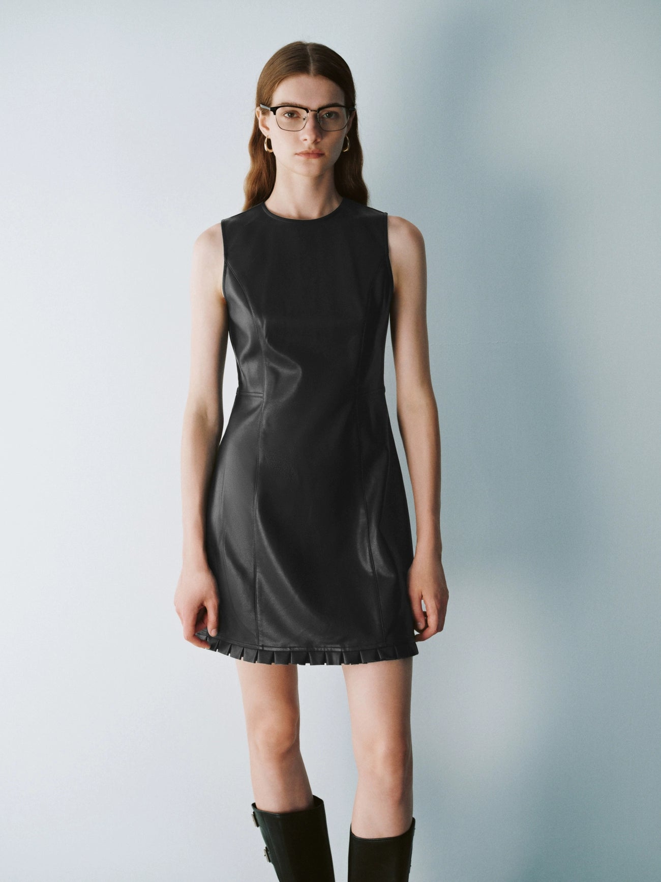 Crew Neck A-Line Dress