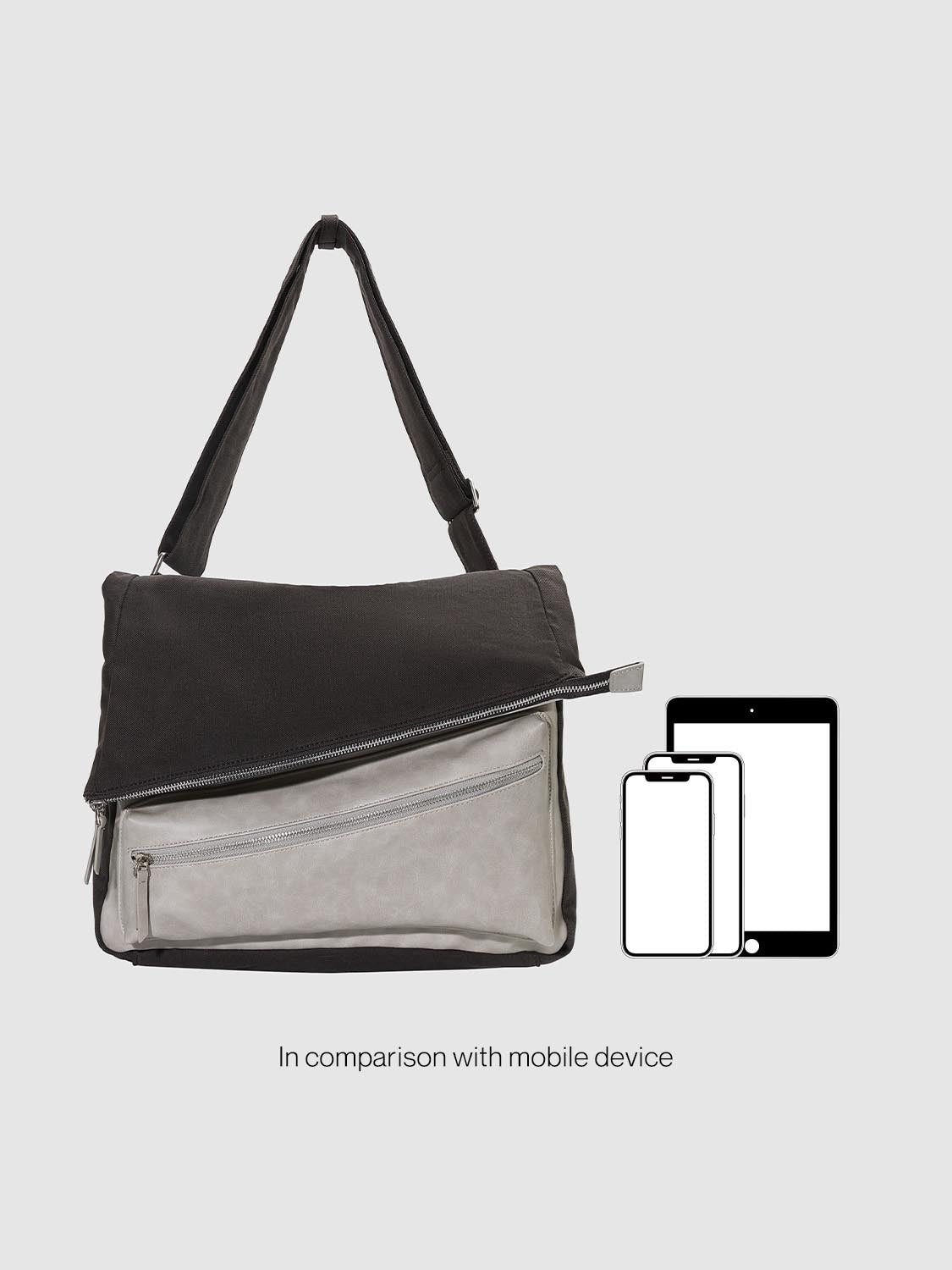 Oversize Contrast Crossbody Bags