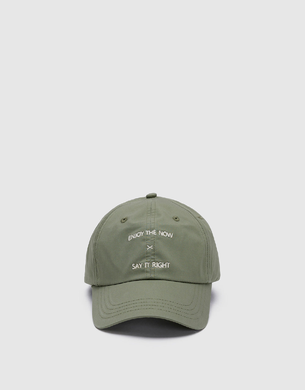 Letter Embossed Baseball Cap