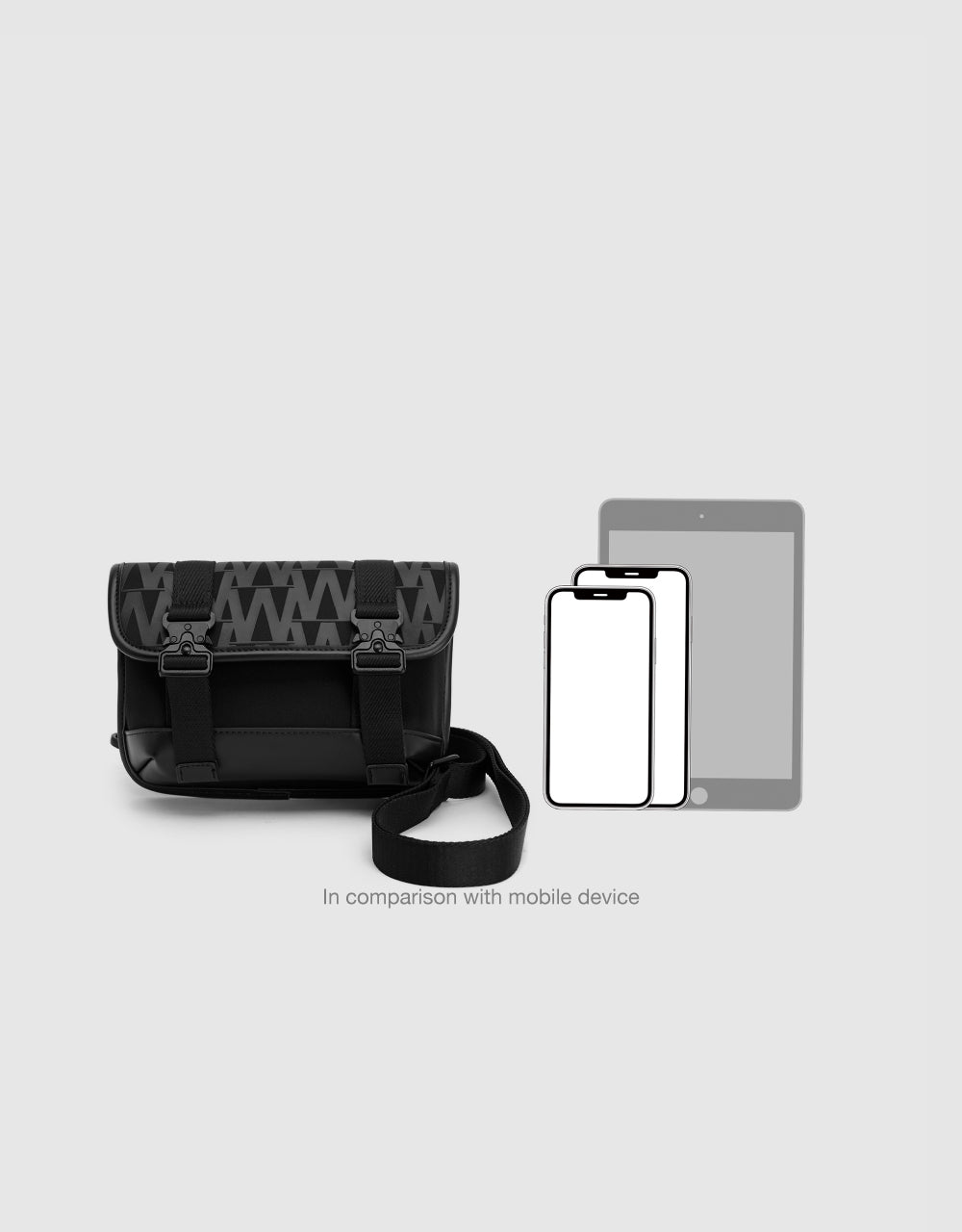 Monogram Front Flap Crossbody Bag