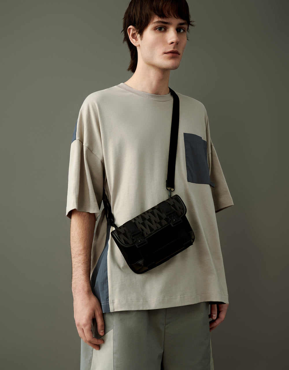 Monogram Front Flap Crossbody Bag