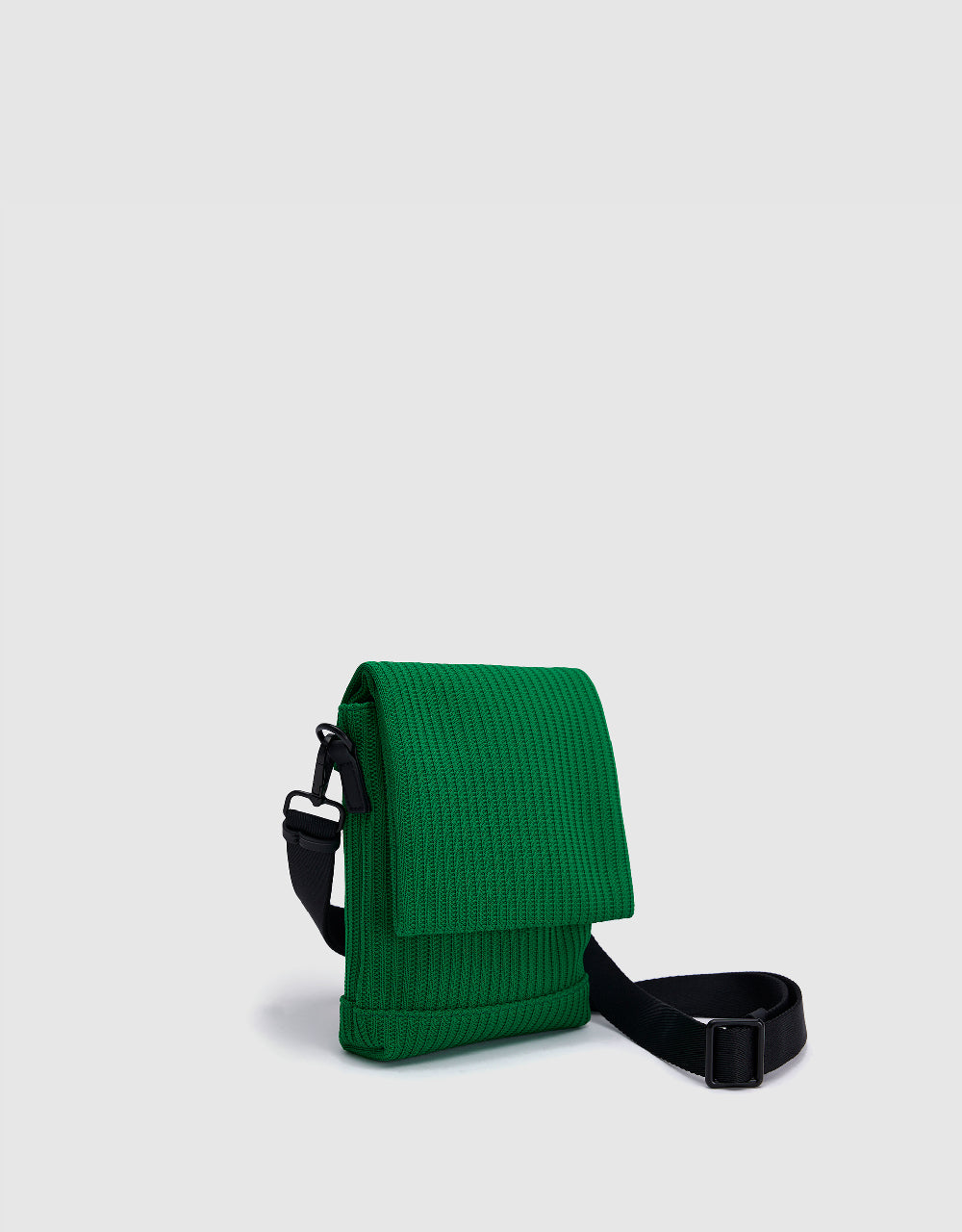 Rib Textured Crossbody Bag