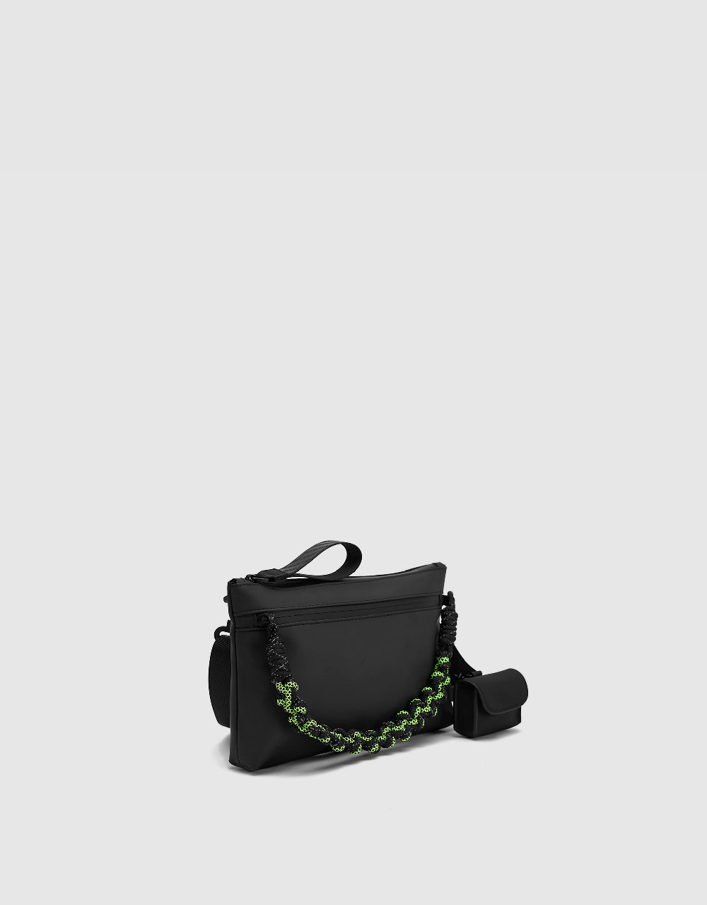 Braided Strap Crossbody Bag