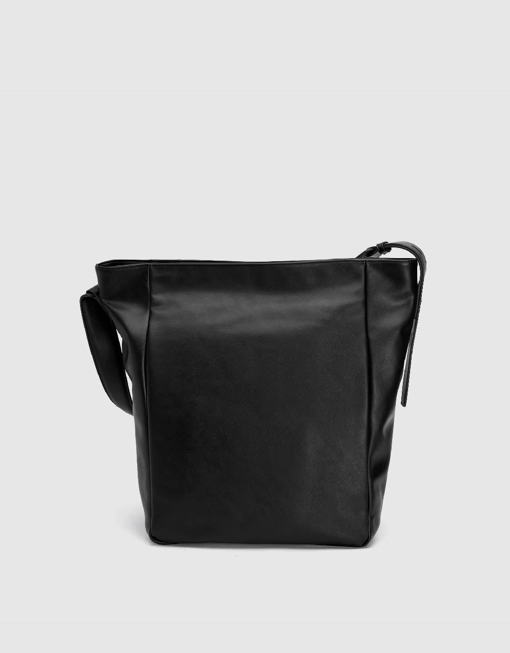 Embossed Vegan Leather Shoulder Bag