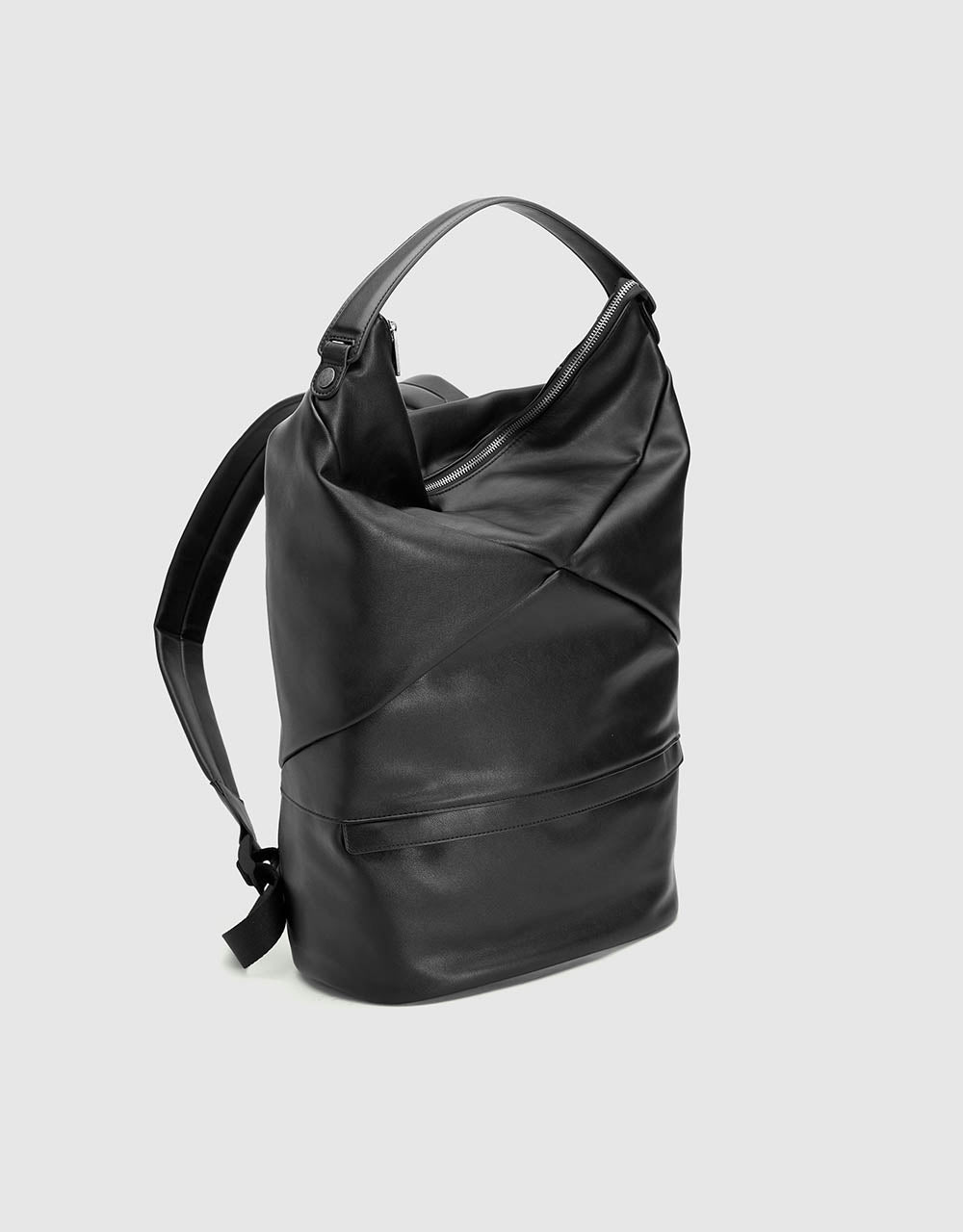 Versatile Vegan Leather Backpack