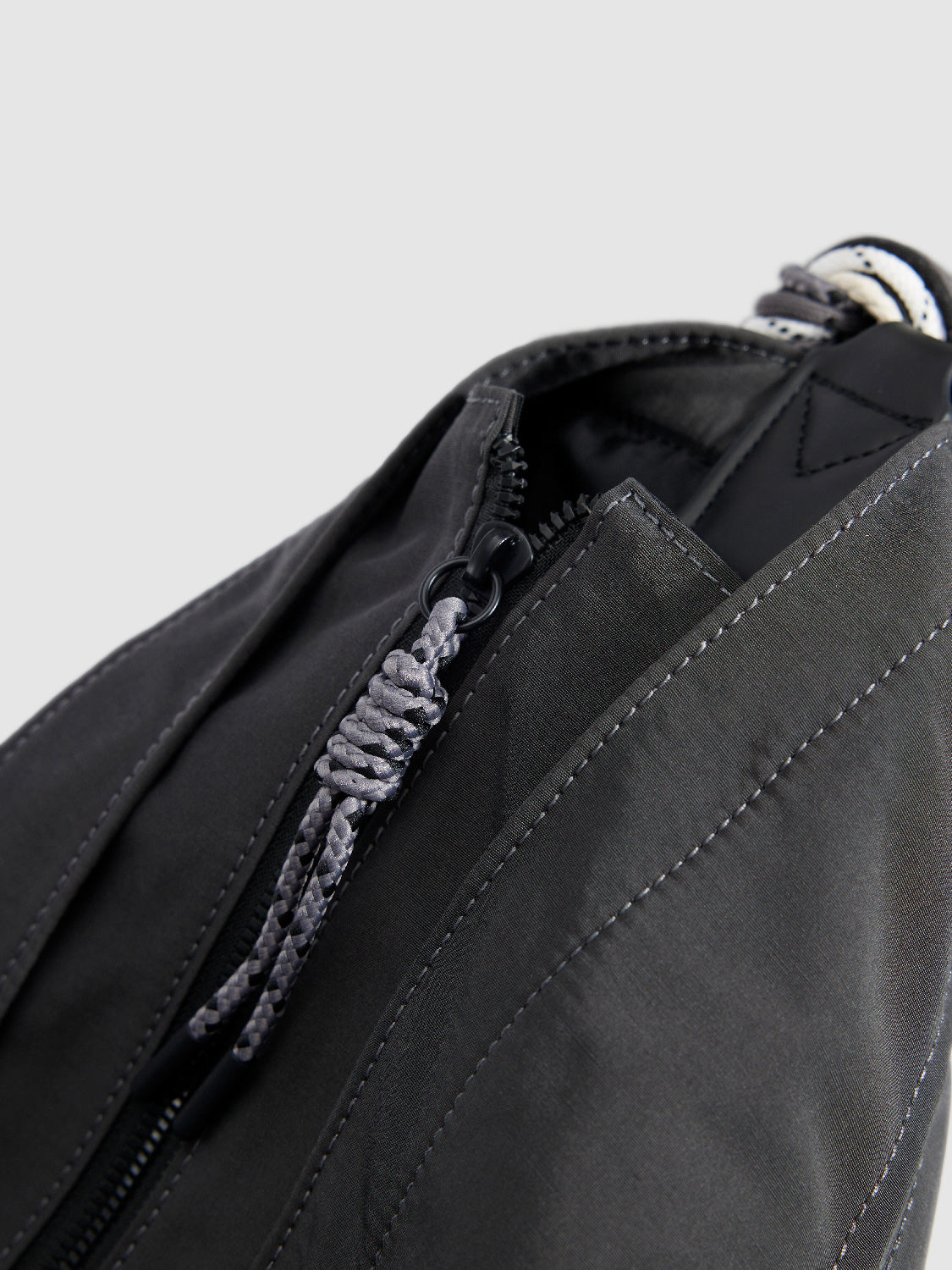 Braided Strap Décor Crossbody Bag