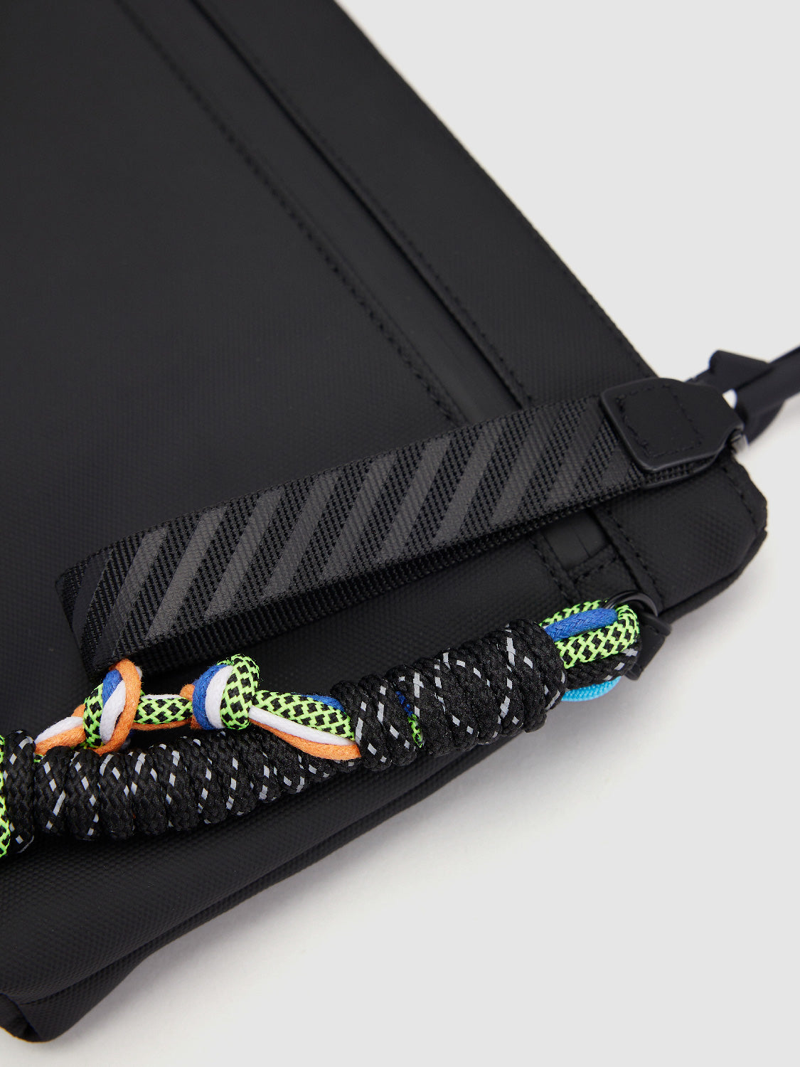 Braided Strap Décor Crossbody Bag