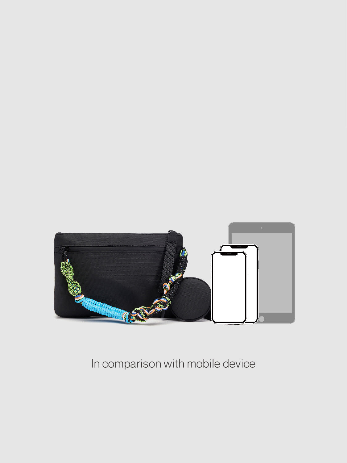 Braided Strap Décor Crossbody Bag