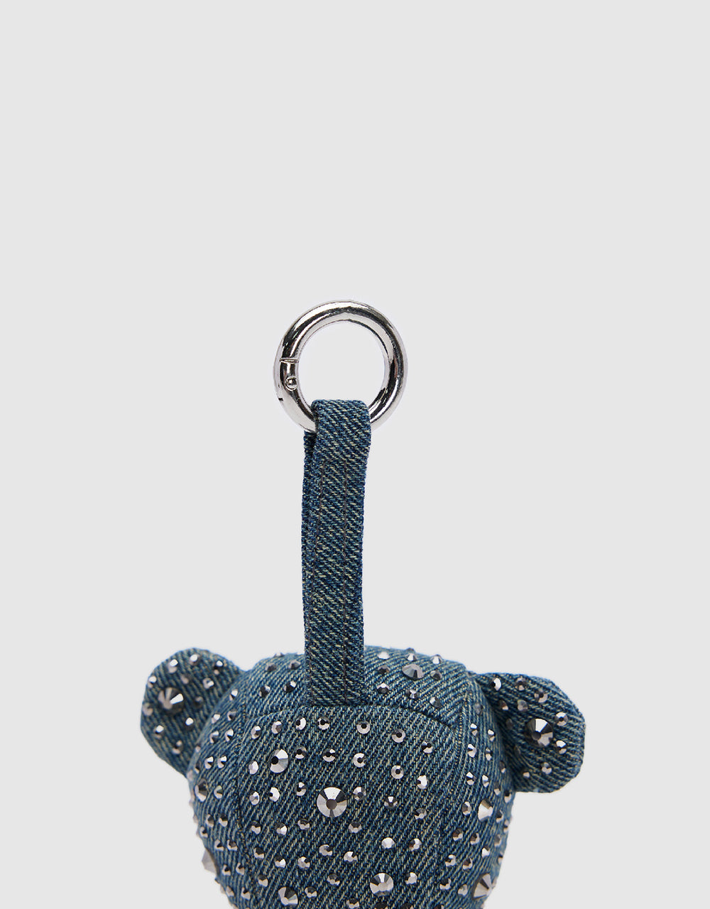 Denim Bear Key Charm