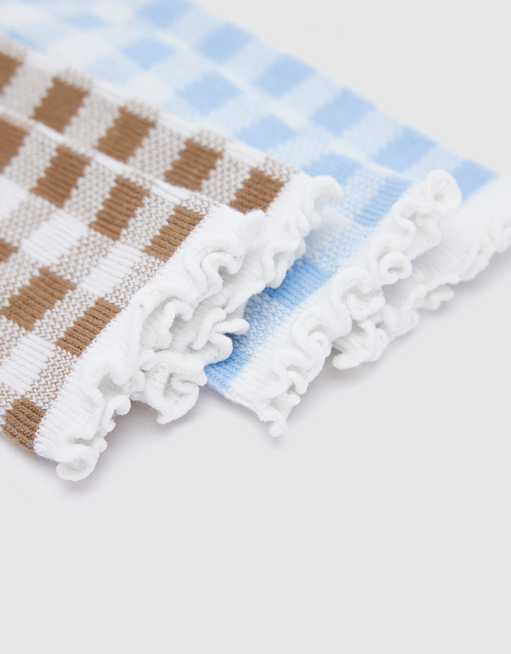 Checkered Mid-Length Socks