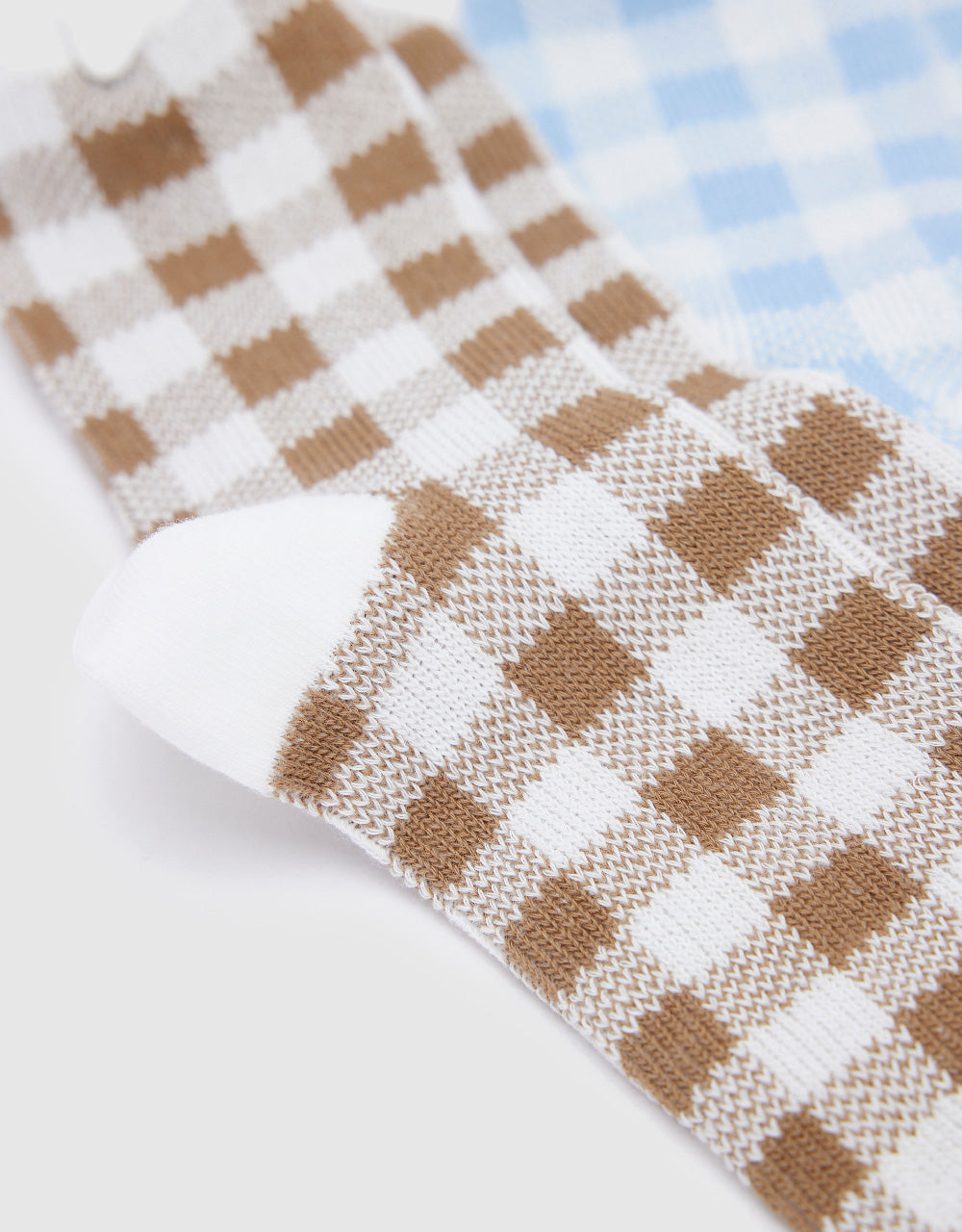 Checkered Mid-Length Socks