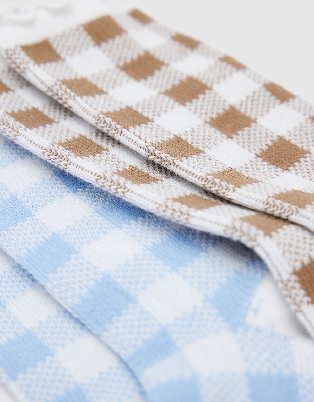 Checkered Mid-Length Socks