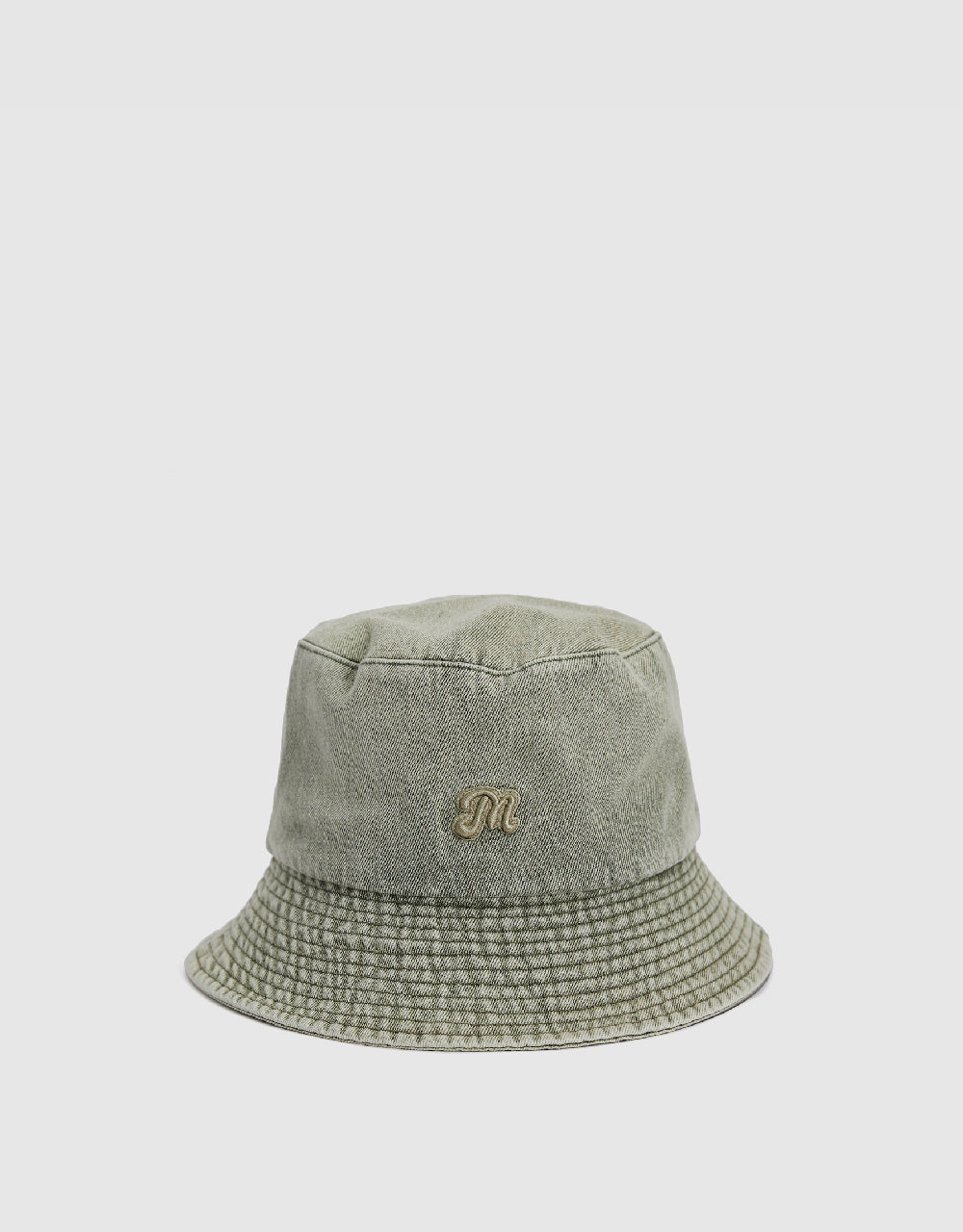 Letter Embroidered Bucket Hat
