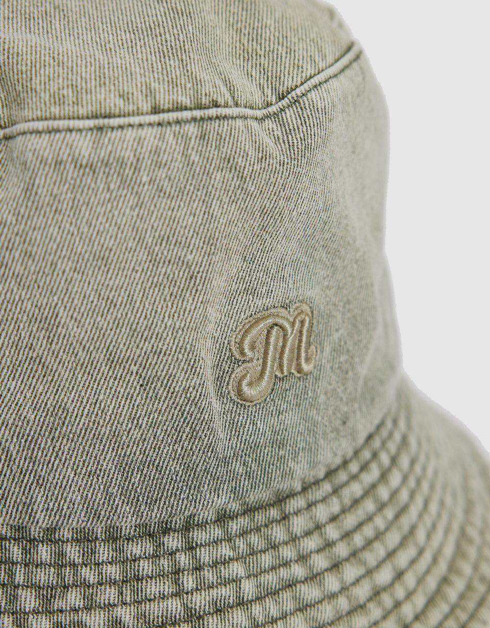 Letter Embroidered Bucket Hat