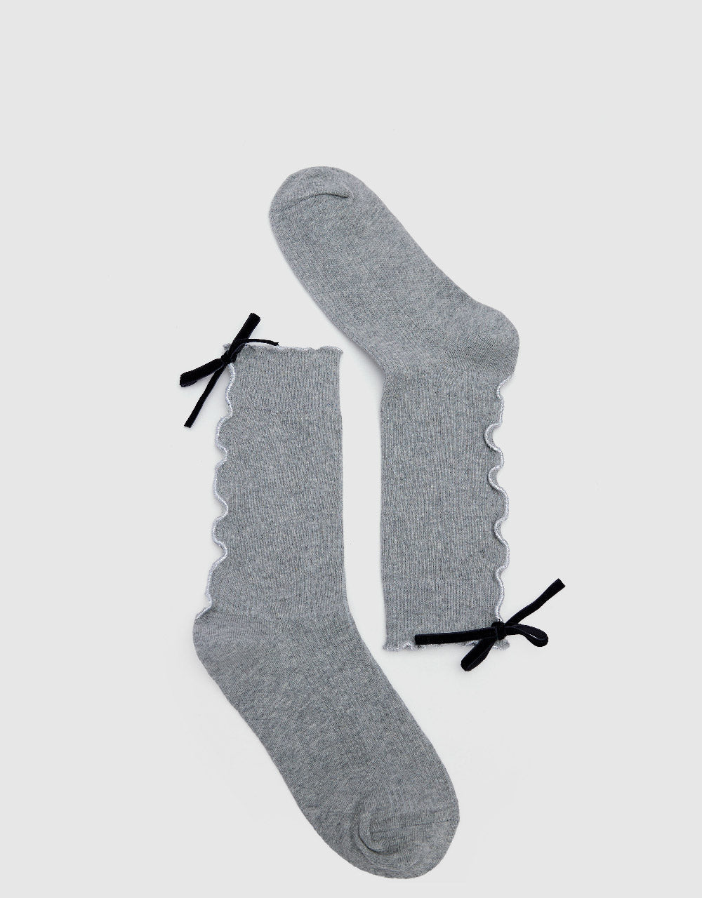 Bow Décor Mid-Length Socks