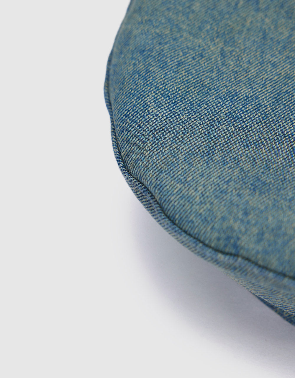 Chain Décor Denim Army Cap