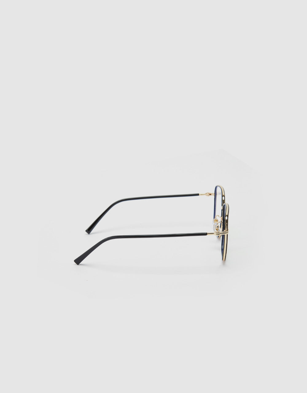 Square Clear Lense Glasses With Metal Legs