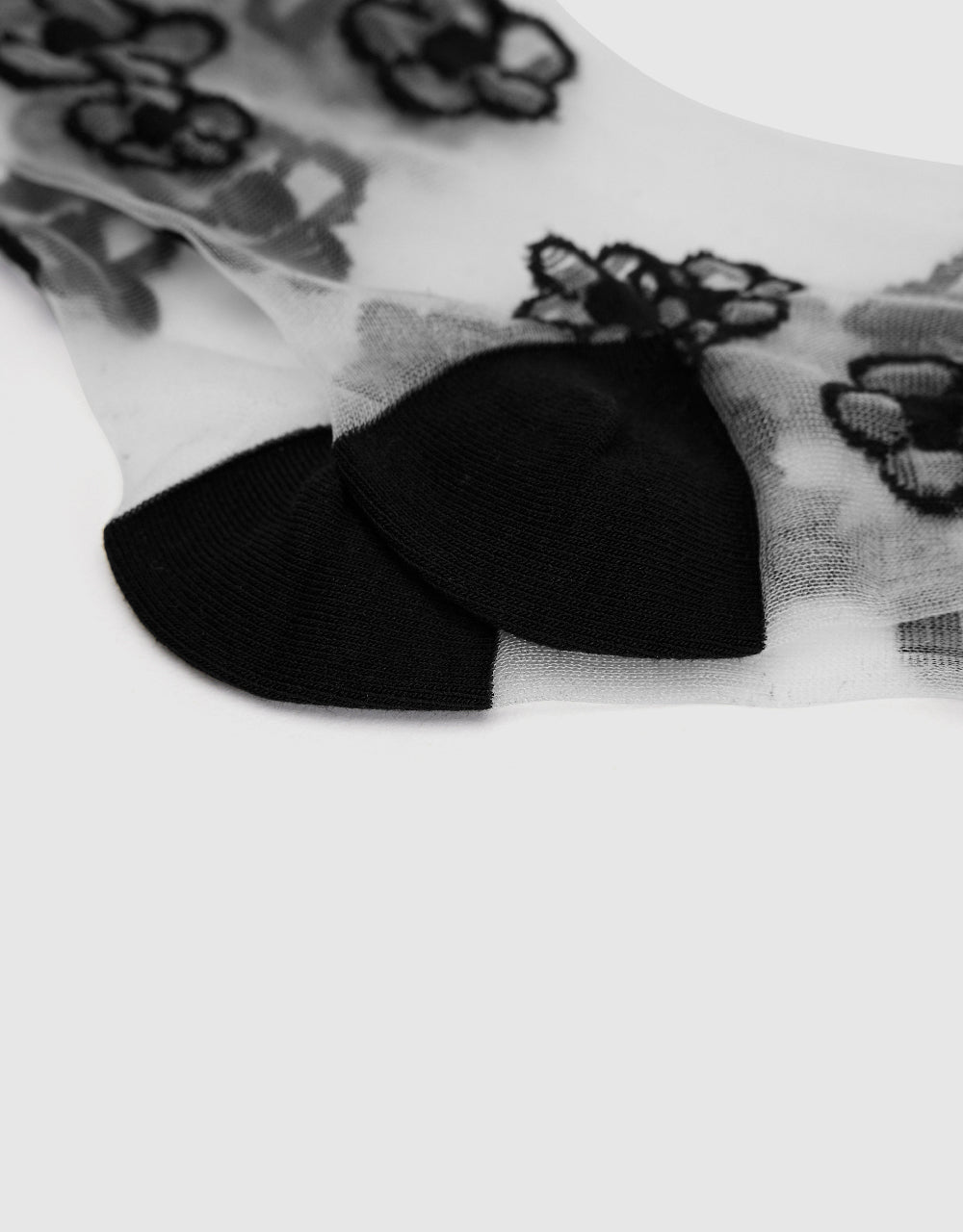 Flower Thin Mid-Length Socks