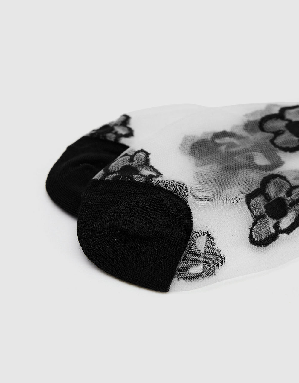 Flower Thin Mid-Length Socks