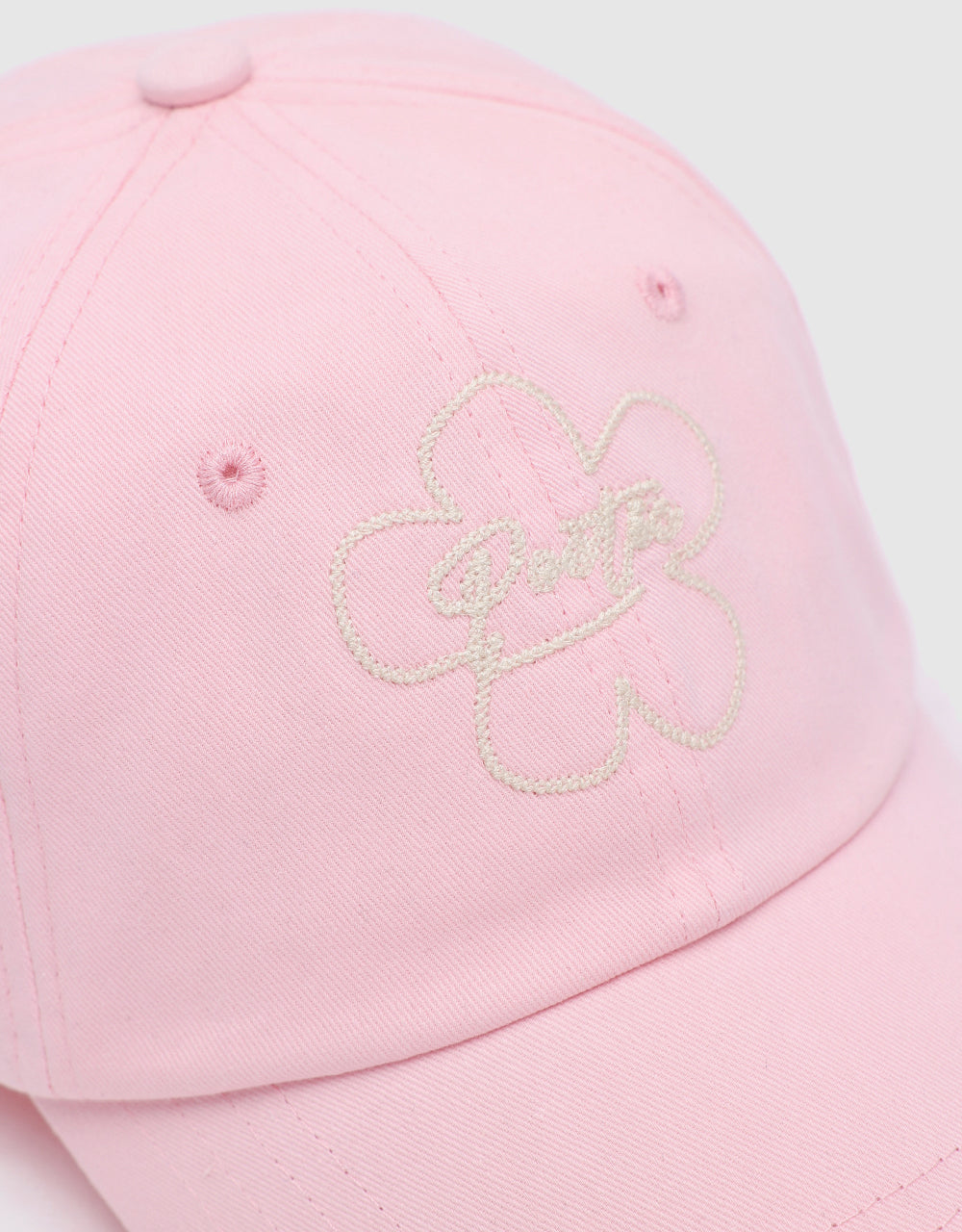 Flower Embroidered Baseball Cap