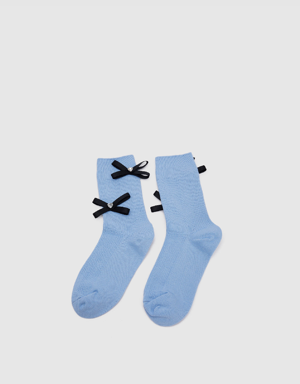 Bow Décor Mid-Length Socks