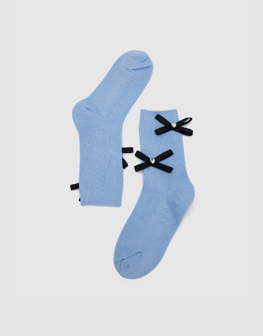 Bow Décor Mid-Length Socks