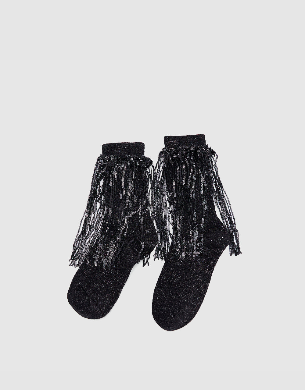 Tassel Décor Mid-Length Socks