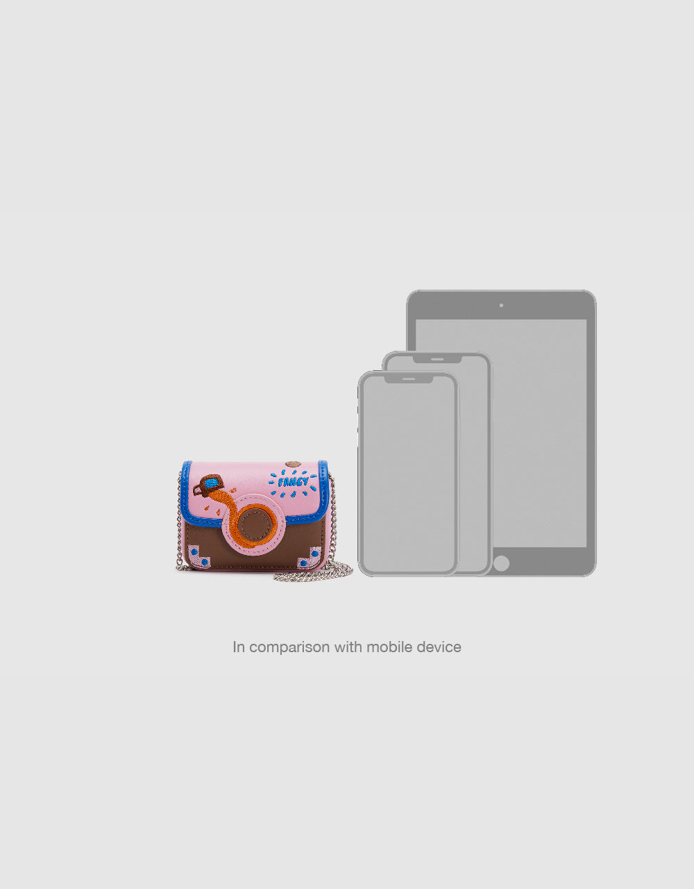 Chained Vegan Leather Mini Bag