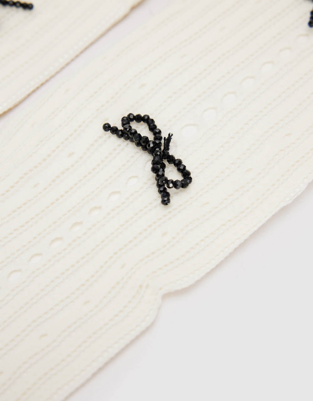 Bow Décor Mid-Length Socks