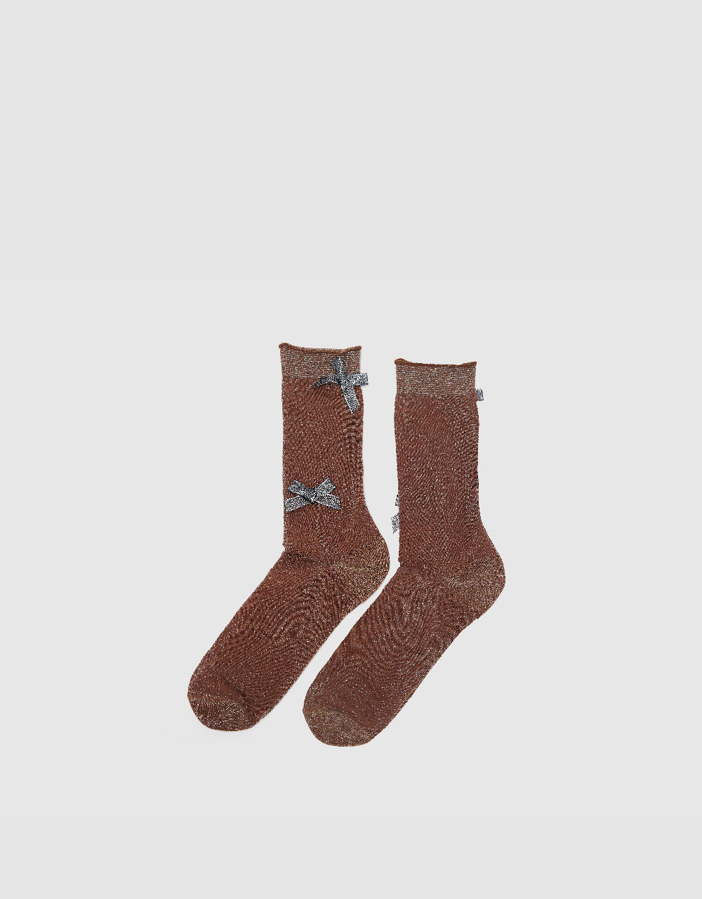 Bow Tie Décor Mid-Length Socks