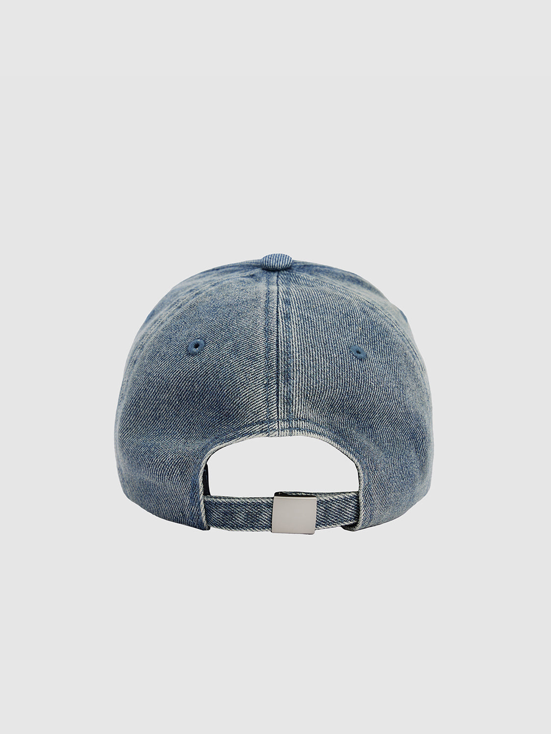 Letter Embossed Denim Baseball Cap