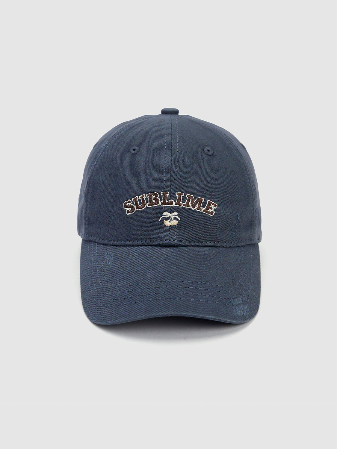 Letter Embroidered Denim Baseball Cap