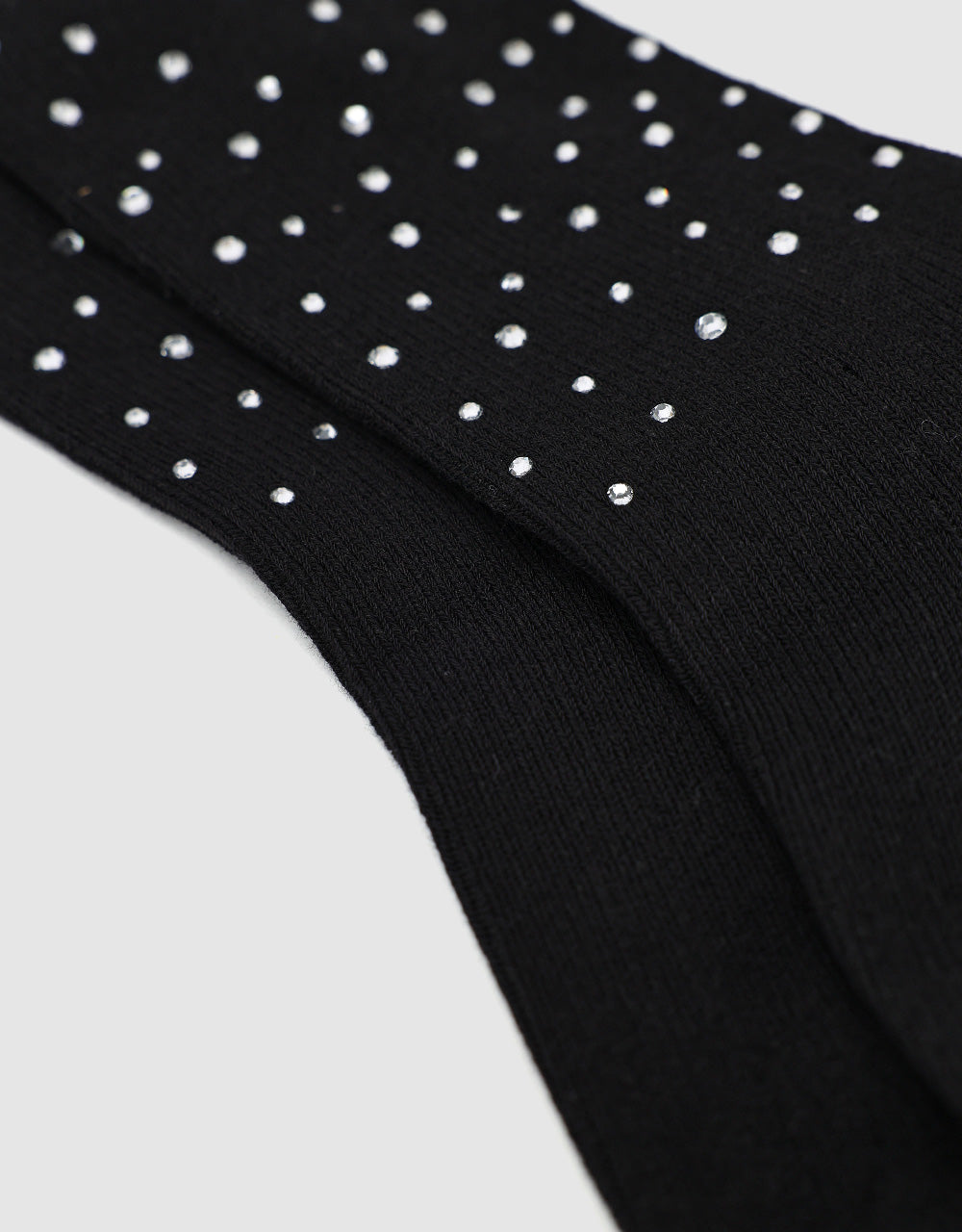 Rhinestone Décor Mid-Length Socks