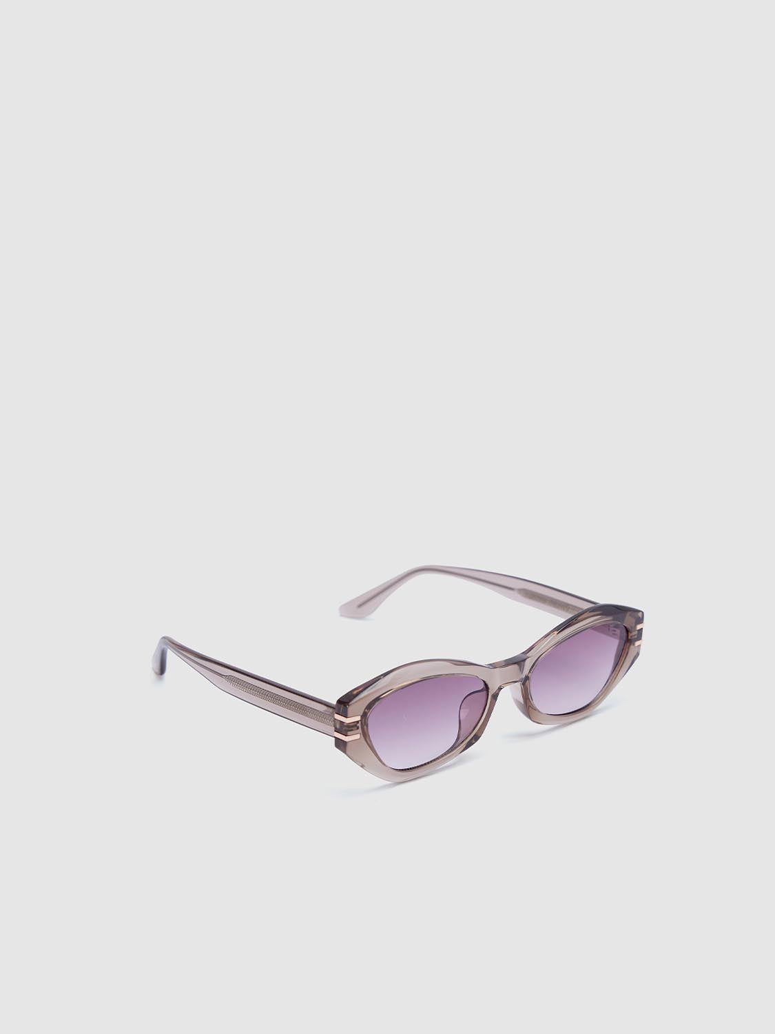 Clear Frame Cat Eye Sunglasses