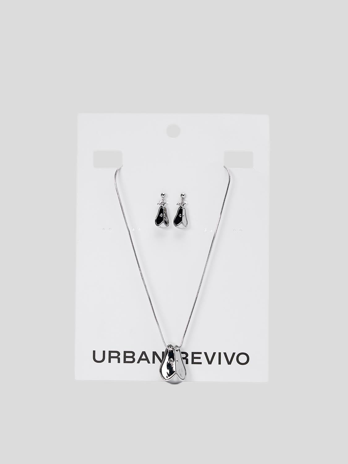 Geometric Stud Earrings Necklace Sets