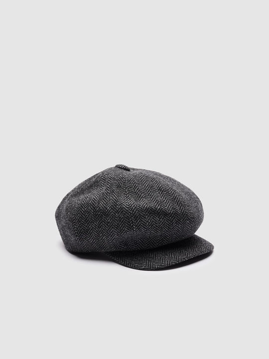 Herringbone Bakerboy Cap