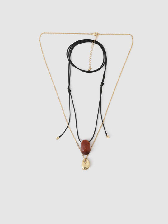 Metal Resin Necklace